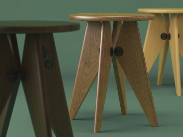 Solvay krakk/sidebord designet i 1941.