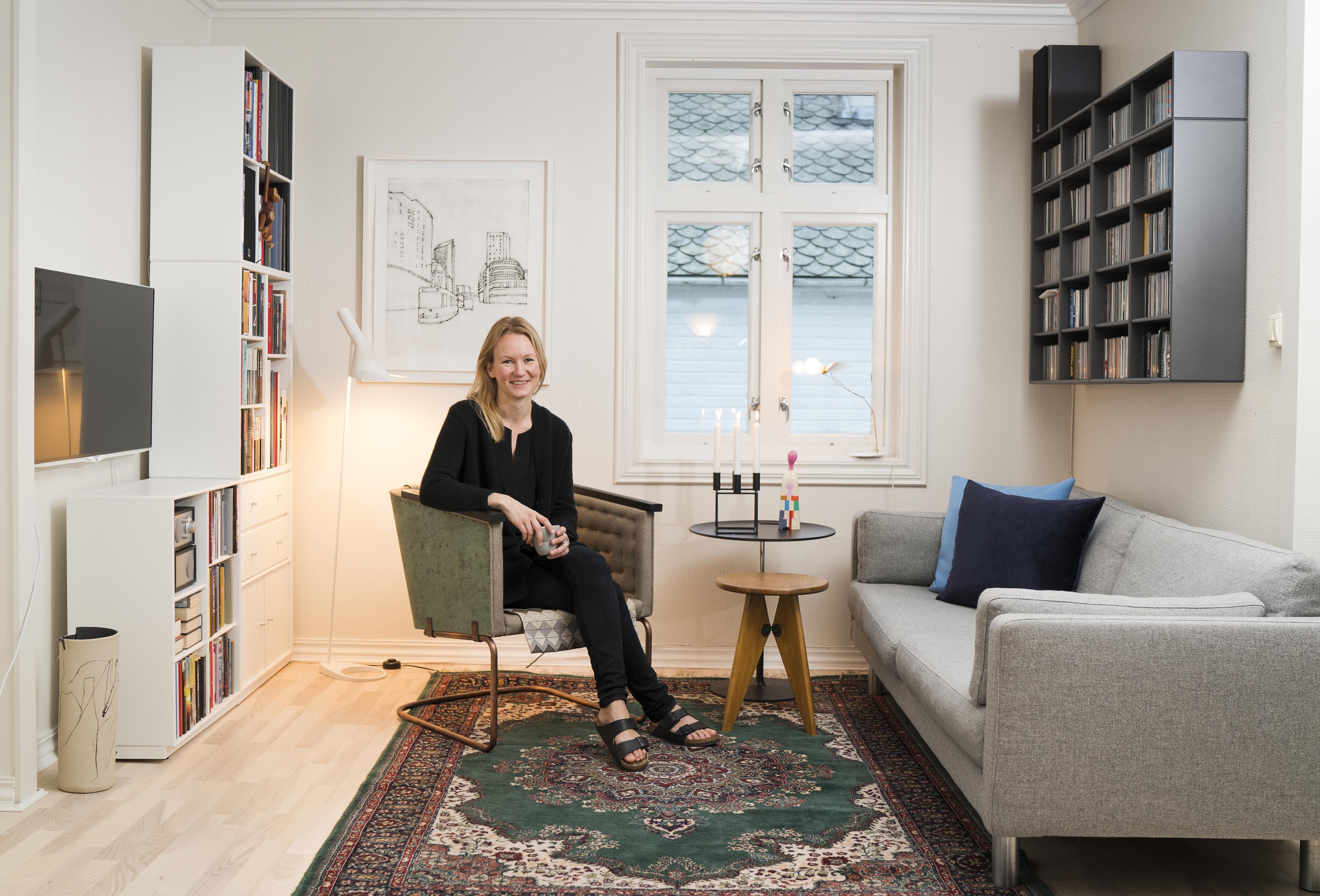 Hjemme hos Birte 