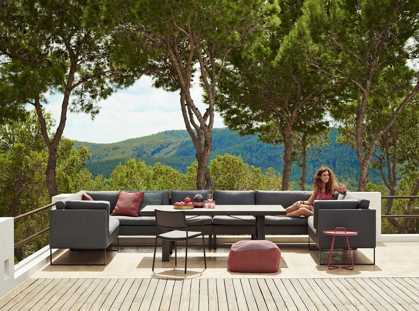 Flex dining - sofa til spisebordet fra danske Cane Line 