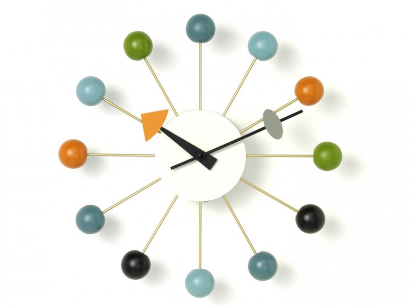 Ball clock fra Vitra, designet av George Nelson