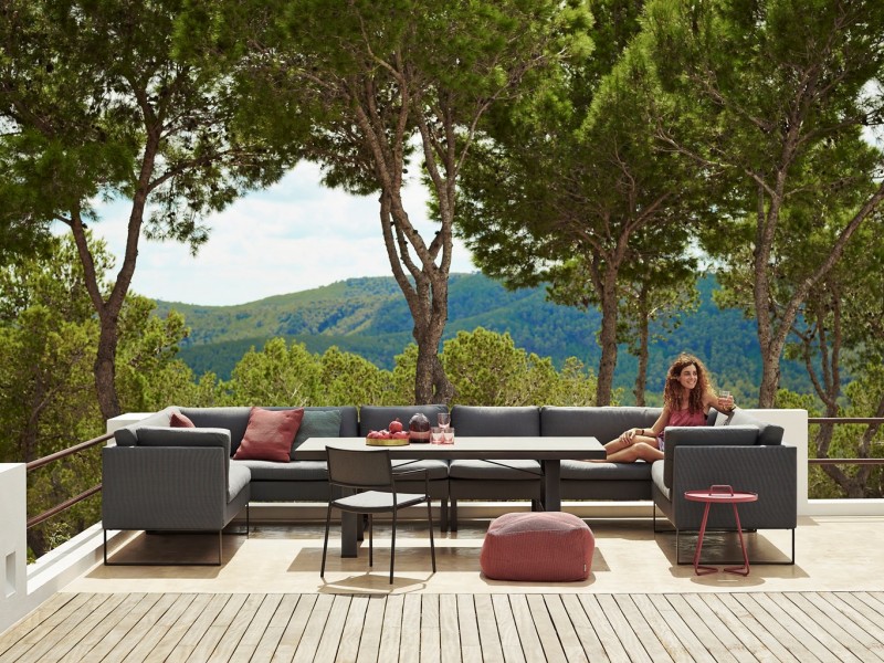 Flex dining - sofa til spisebordet fra danske Cane Line 