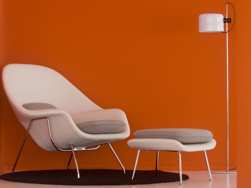 Womb chair fra Knoll, designet av Eero Saarinen